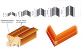 Cassese V-Nails / Wedges 7,10,12,15 mm (1/4",3/8",1/2",5/8") for Picture Framing -Type AL - Hardwood - Universal for all machines